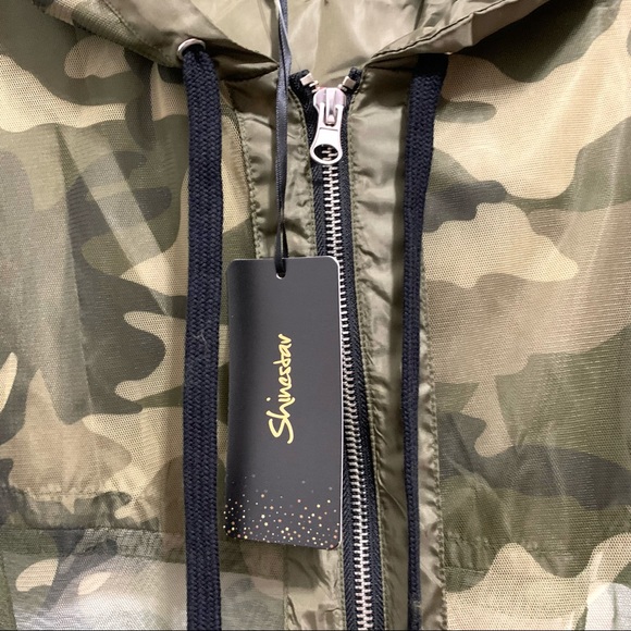 NWT Camo Print Mesh Hoodie - Picture 8 of 15